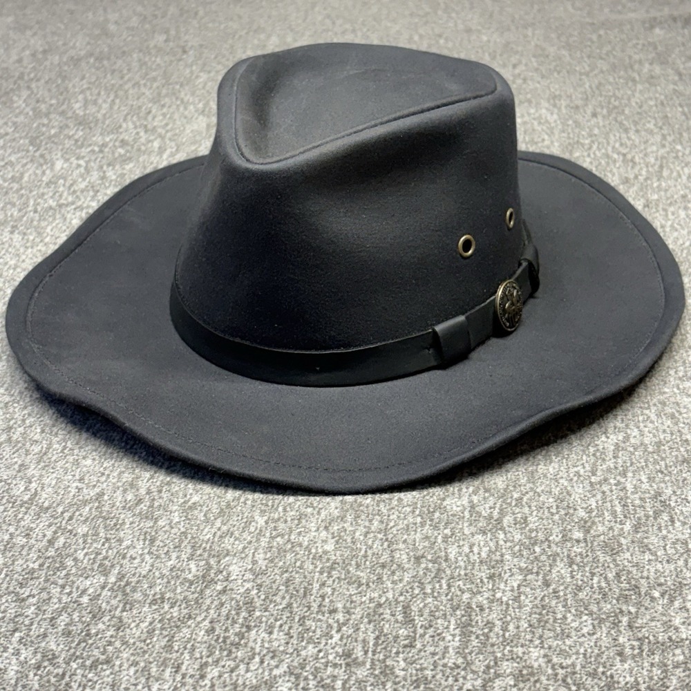 Outback Trading Company Men's Kodiak Black Oilskin Hat 1480